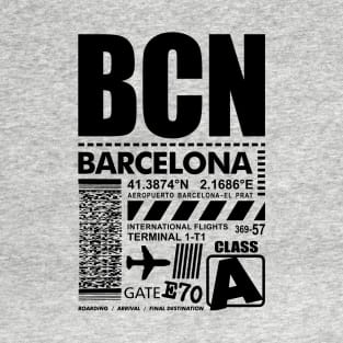 BCN Barcelona Airport T-Shirt